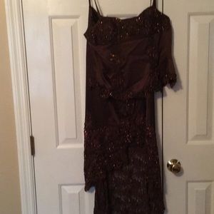 Silk 2 piece cocktail dress